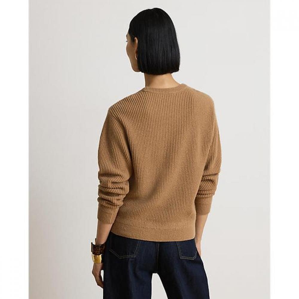 Lauren Ralph Lauren Rib Knit Wool Cashmere Sweater Wmlrswes6820941260