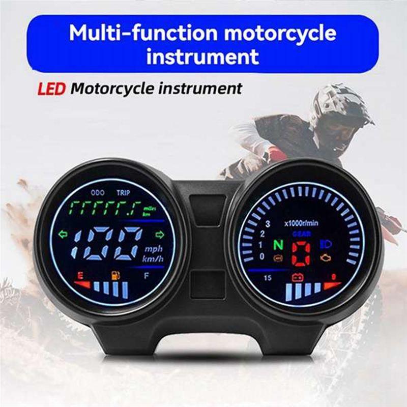 Define Motorcycle Temperature Meter Speedometer For Brazil CG150 For TITAN150 Fan150 Motorcycle Motorcycle Instrument Assembly