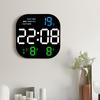 Large Wall Clock Remote Control Dual Alarms Temp Date Week Display Tabletop Alarm Clock Timer Countdown Digital LED Clocks