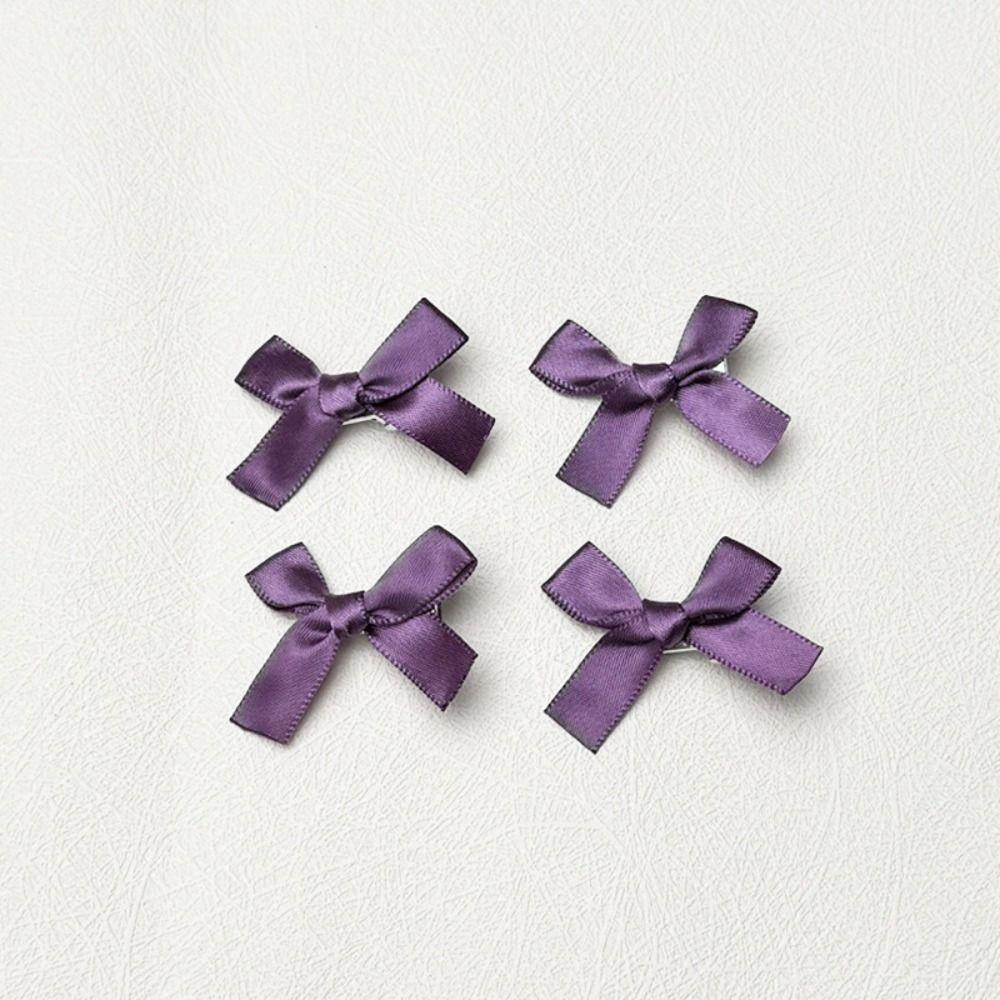1PC Mini Bowknot Hair Clips Fairy Ribbon Barrette New Bow Hairpin Girls