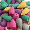 20pcs/pack Multiple Smell Colorful Natural Bullet Buddhism Backflow Incense Jasmine Smoke Hollow