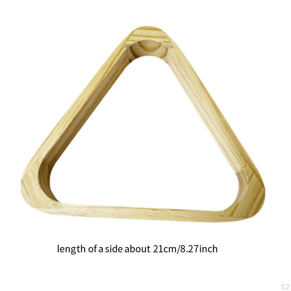 Бильярдный стол Треугольная стойка для мячей Позиционирование Рама Оборудование Домашняя игра Держатель Пул