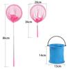 Telescopic Butterfly Dragonfly Net Insect Cage Bug Catching Net Catch Tadpole Fish Bucket