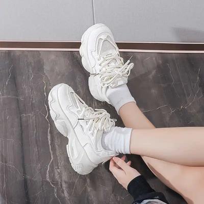 Кроссовки для паркура, увеличивающие рост, 43 массивные женские туфли, лучшие спортивные ботинки для ходьбы, модные лоферы люксового класса