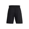 Under Armour Solid Color Elastic Waist Sports Woven Shorts Men Shorts Black 1377139-001