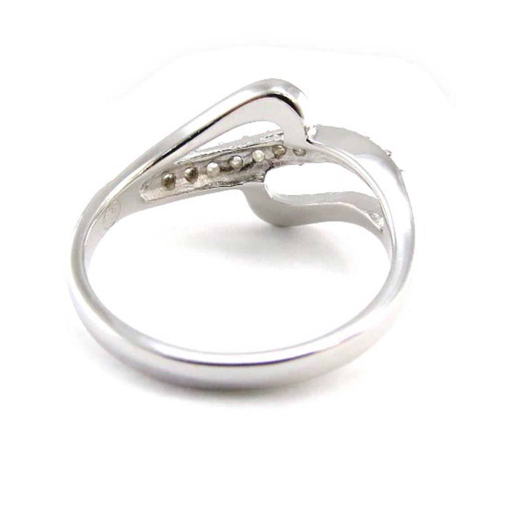White 'Goddess' Silver Ring