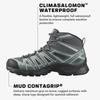 SALOMON Походные ботинки X Ultra Pioneer MID CSWP W L41671200 Tasting см Эбеновое дерево/Штормовая погода/Вино 23.5