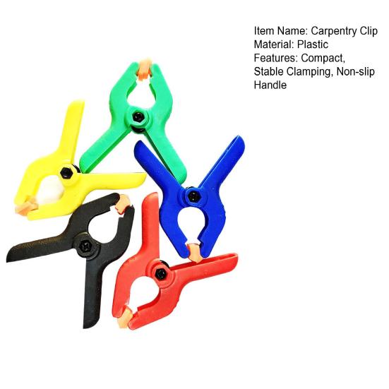 5Pcs Spring Clip Stable Compact Durable A-frame Clip Woodworking Fixture for Household