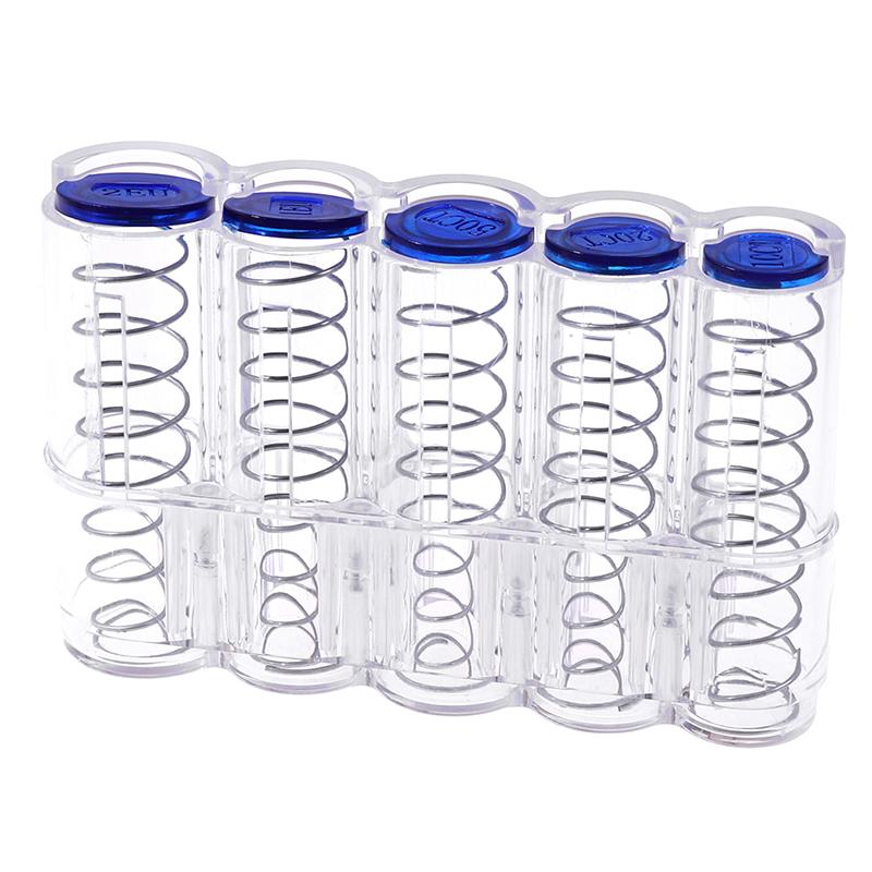 Creative Storage Coins Purse Storage Box Euro Coin Dispenser Coin Holder Case