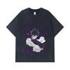 275 GSM Washed T-shirts 100% Cotton Solo Leveling V7 Print Unisex Heavy Cotton T Shirt