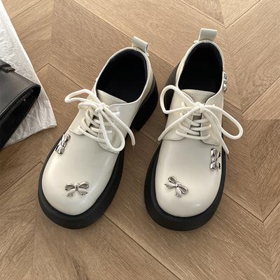 Женская обувь на платформе, женская обувь, оксфорды, бант, универсальные, модис, мягкие сабо, платье, новые кожаные бабочки, лето