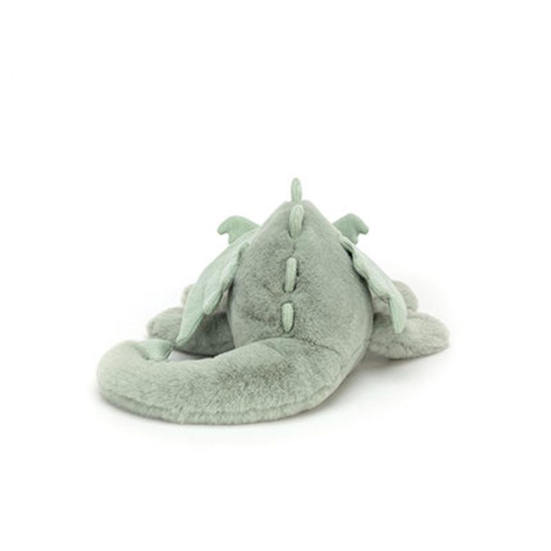 JELLYCAT Мифические животные Зеленый дракон Успокаивающая кукла Плюшевая кукла 8 см Высота