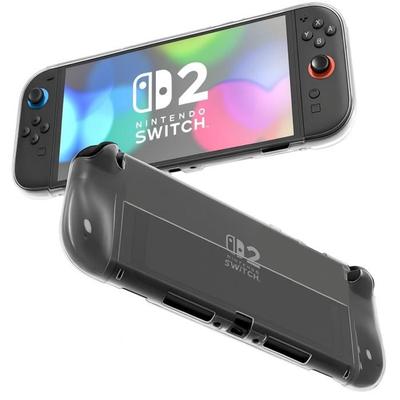 Чехол, совместимый с Nintendo Switch 2 - Прозрачный силикон Защита от царапин Защита от ударов Phonillico®