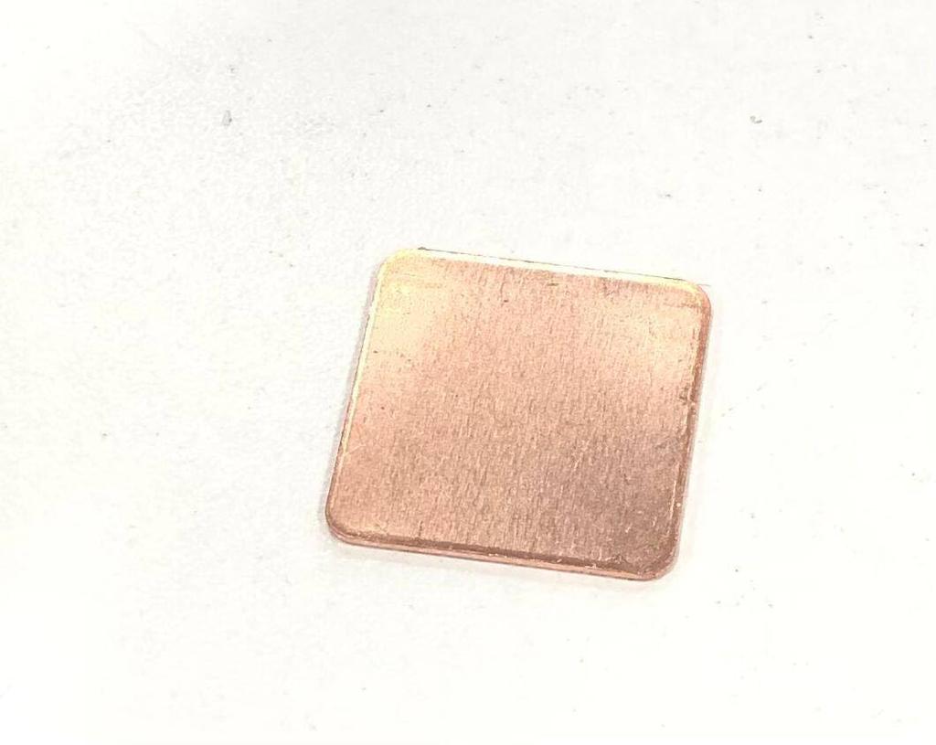 Аудиофильный радиатор с медным чипом, квадратный графический чип для ноутбука, эффективность рассеивания тепла, высокая теплопроводность, чистая медь, 10 штук