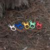 10 Pcs Aluminum Alloy Tent Rope Buckle Tent Fastener Tensioner Guyline Cord Adjuster Camping Accessories Durable