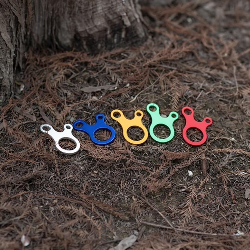 10 Pcs Aluminum Alloy Tent Rope Buckle Tent Fastener Tensioner Guyline Cord Adjuster Camping Accessories Durable