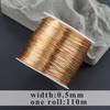 M997 Ювелирные Аксессуары,соответствует REACH,без Никеля,Медная Проволока,Позолота 18 карат,не Тускнеет,один Рулон/Партия
