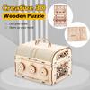 DIY Creative 3D Wooden Puzzle Game Assembly Password Box Toy for Child Adult