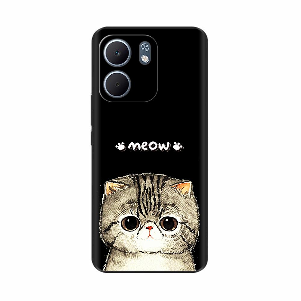 Чехол для Oppo A5x Мягкий силиконовый чехол для телефона Черная ТПУ задняя крышка для Oppo A5X A5 x 4G 5G Чехол Милые принтованные сумки Fundas Coque