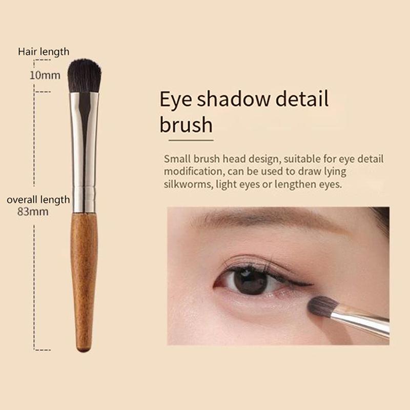 9 шт. Портативный набор кистей для макияжа Minicosmetic Brush Кисть для пудры, тональной основы, румян, растушевки теней для век, бровей