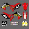SPACE Motorcycle Graphics Background Decal for HONDA 2014 2015 2016 2017 CRF250R 2013-2016 CRF450R Decals Stickers Kits