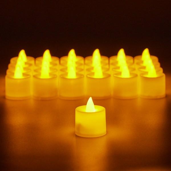 Comet Round LED Tea Light Candle Electronic Candle 24p