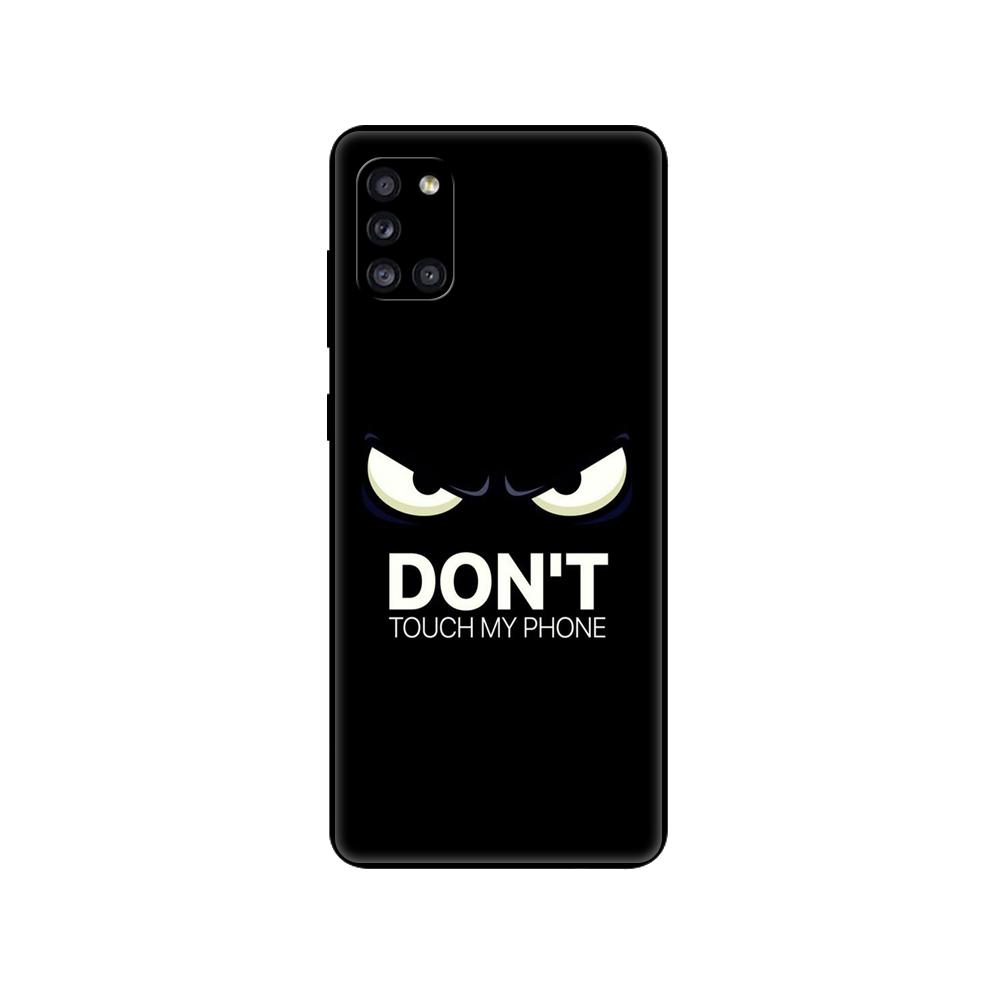 Чехол для Samsung Galaxy A31, мягкий силиконовый чехол для телефона Samsung A31 A 31 SM-A315F GalaxyA31, чехол-бампер 6,4 дюйма, черный чехол из ТПУ