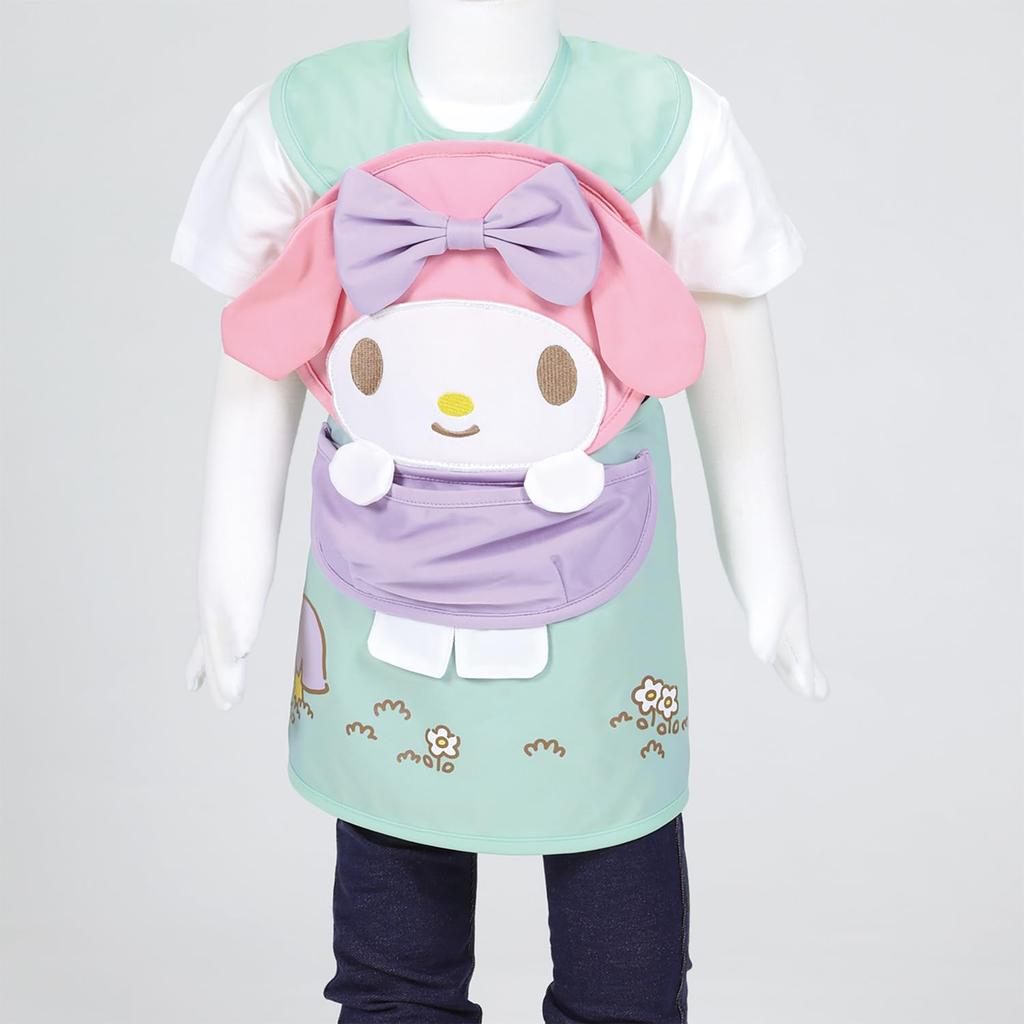 Детский слюнявчик Skater для еды, размер, водоотталкивающий, с карманом для сбора, Sanrio My Melody, вырубной, 80-90, CBAEP1-A