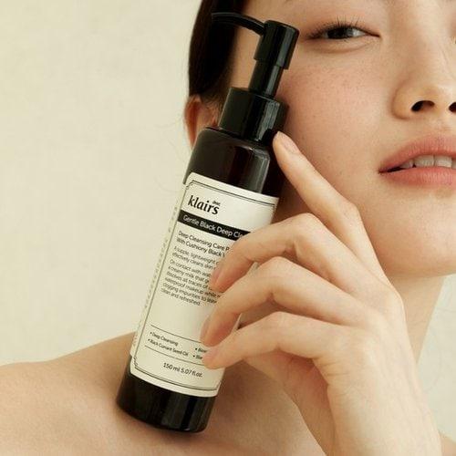 [Blackhead & Sebum Cleaning] Klairs Gentle Black Deep Cleansing Oil 150ml