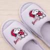 Senko Snoopy Happy Christmas Slippers, One Size Fits All, Gray, Character and Animal Design, Snoopy 66943