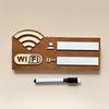 1 шт. Знак с теплым напоминанием о пароле Wi-Fi, Рукописный логотип, Знак бесплатного Wi-Fi, Знак напоминания о беспроводной сети
