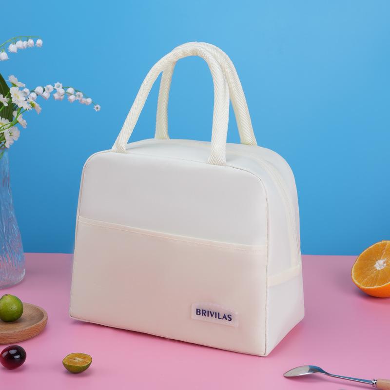 Large Capacity Insulated Lunch Tote - Durable Aluminum Foil Bento Bag for Office Workers