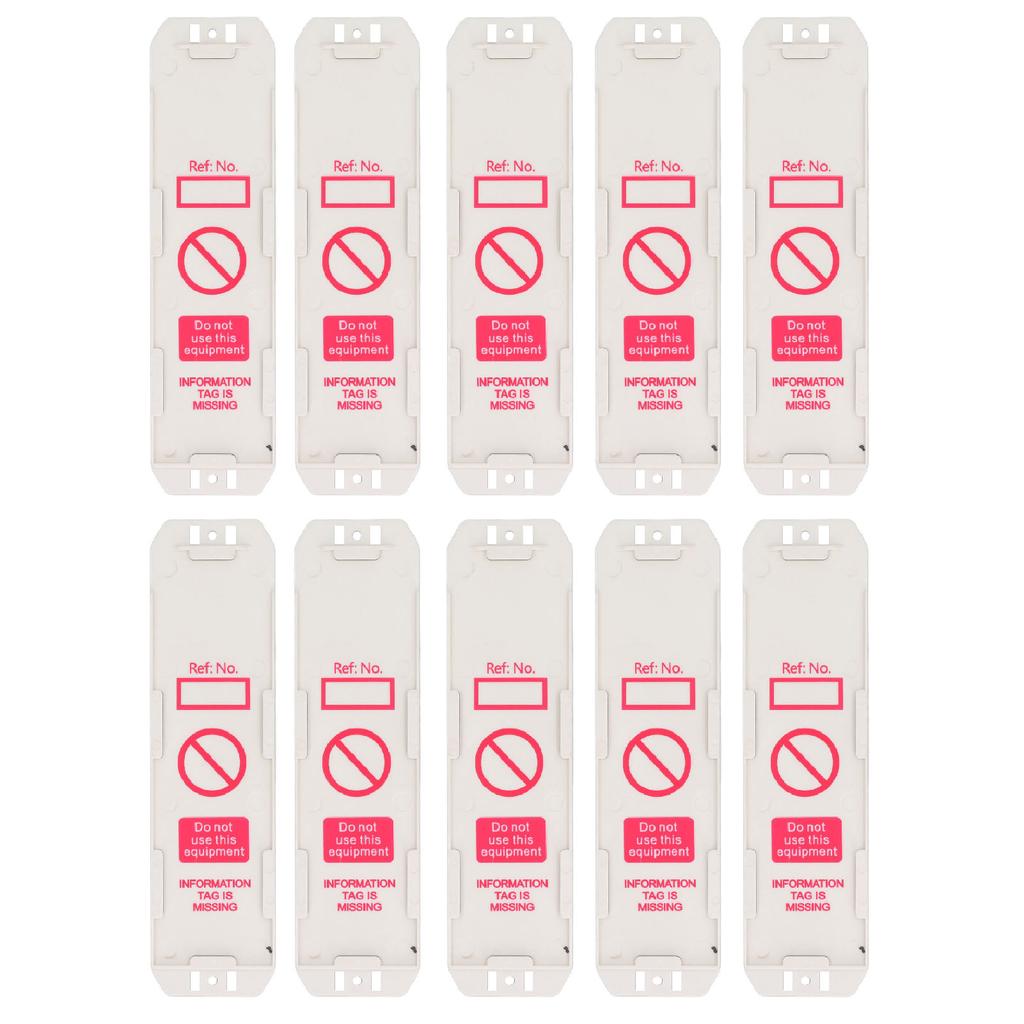 10 шт. пластиковый держатель статуса лесов для тегов проверки безопасности, не используйте держатели лесов