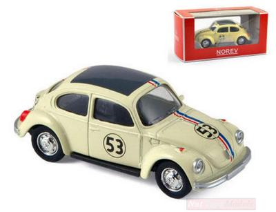 Norev 1/64 Фольксваген Жук 1303 1973 Цвет слоновой кости NOREV Металлическая Миниатюрная Модель Автомобиля