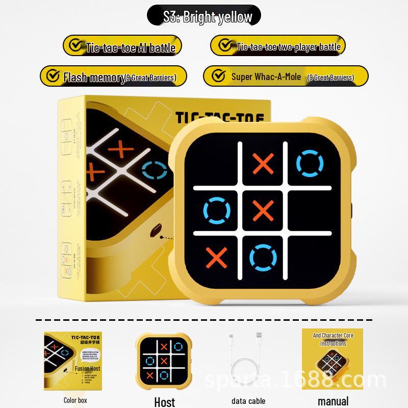 TikTok-Style Cross-Border Tic-Tac-Toe and Gomoku Multifunctional Children's Chessboard Game Set