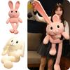 Plush Bunny Toy Rabbit Stretchable Plushie Cartoon Doll Kids Gifts Home Decor