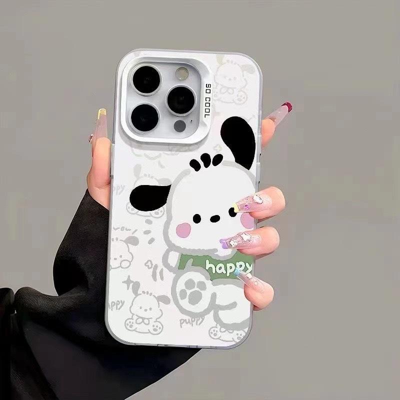 Hello Kitty & Pachacco Apple Phone Case 16 Pro Max - Compatible with 14 Pro, 13, 15 Plus - Drop-proof