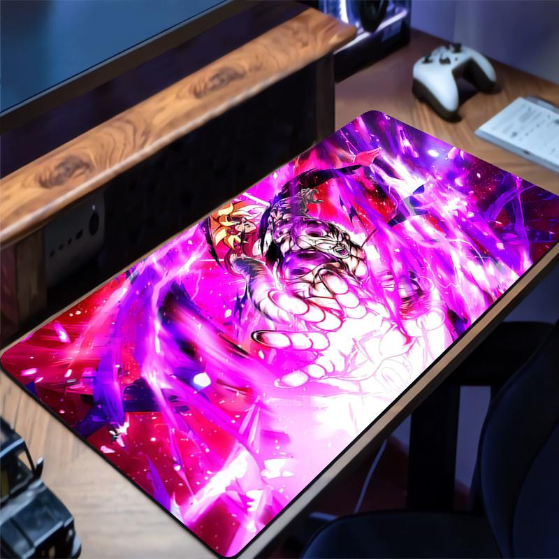Mouse Pad Dragon Ball Frieza Office Desk Mat Gaming Mats PC Accessories Extended Pad Rubber Anime Mousepad NonSlip Keyboard Mat