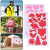 3Pcs Down Jacket Patches Creative Shape Waterproof Easy To Use DIY Clothing Hole Self-Adhesive Repair Patches