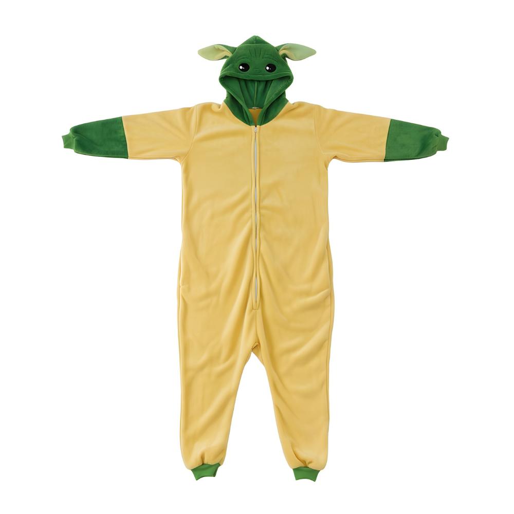 Onesie Kigurumi Pajamas Costume Star Wars Baby Yoda Grogu : 175 - 185Cm