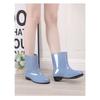 Женская модная уличная нескользящая водонепроницаемая обувь для дождя с резиновой подошвой