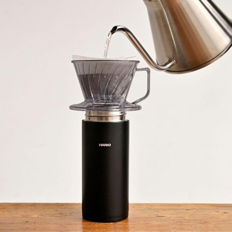 Пуровер для кофе HARIO с памятью 01 прозрачно-серый На 1-2 человека трапециевидный Можно мыть в посудомоечной машине MA-431 bestco