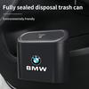 Hot 2025 Car Trash Can Hanging Garbage Bin Pressing Box With Lid For BMW X3 X5 M5 M3 E46 E90 E60 F10 E39 F30 E36 G30 E87 E70 E91