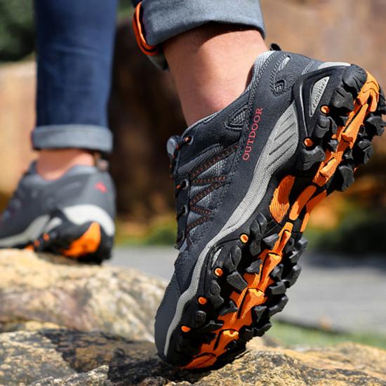 Большие уличные походные ботинки для пар, спортивная обувь для весны и лета, мужская и женская обувь из сетчатой ткани с защитой от скольжения для путешествий и бездорожья