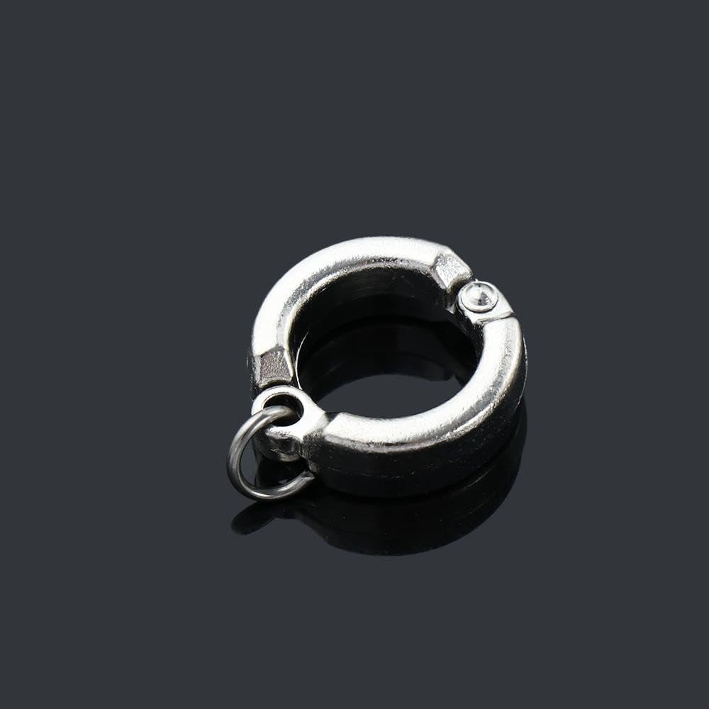 2 шт. Серебряные кольца для лап попугая, Кольца для ног птиц, Металлическое кольцо для ног птицы, Наружное кольцо для тренировки полета, Кольца для ног попугая, Птицы, Открывающийся зажим(Внутренний диаметр 5,5 мм),