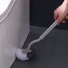 Длинная ручка для унитаза S-образная щетка для унитаза с сильной очисткой, настенное крепление