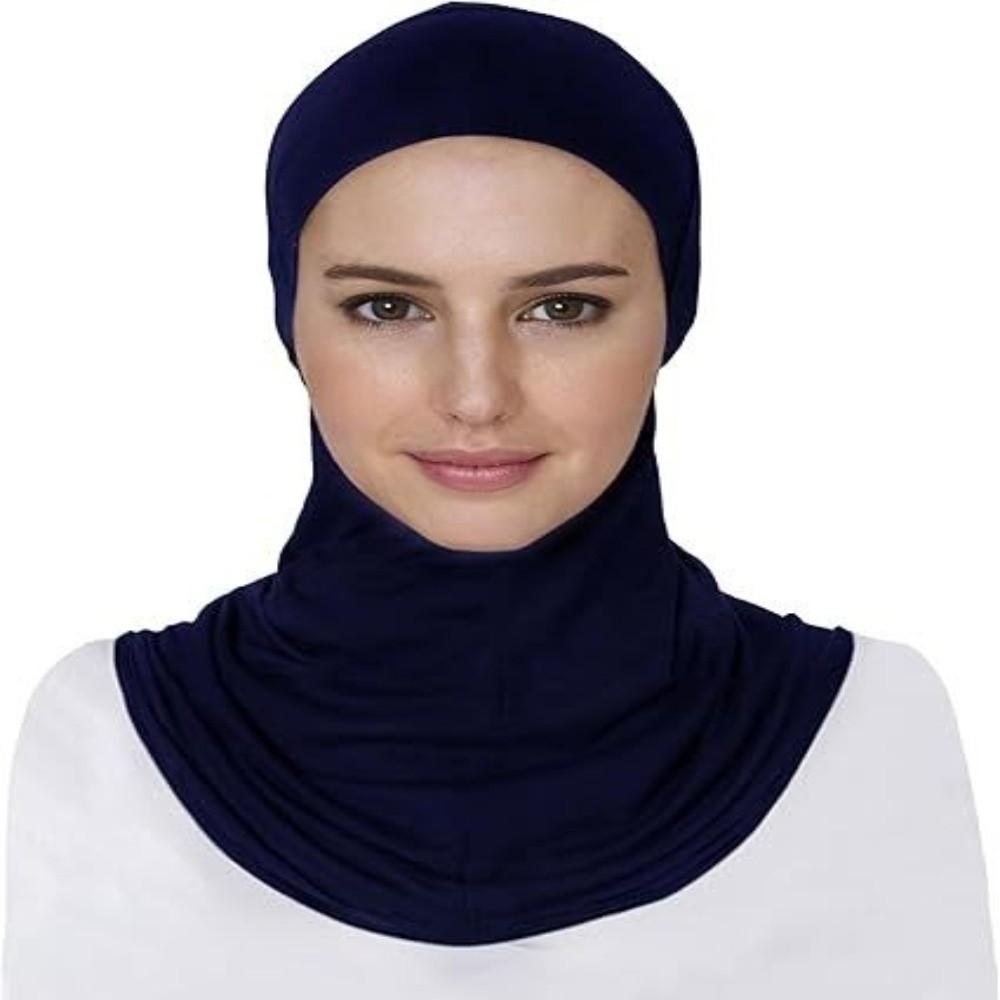 Modal Cotton Hijab Cap High Elasticity Muslim Bonnet Turban Style Headcover Muslim Women