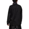 Y-3 FW22 Флисовая куртка из смешанной ткани с логотипом, куртка унисекс, черная HN1969