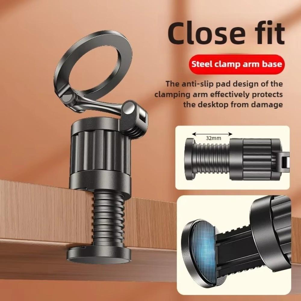 Metal Magnetic Phone Holder 360° Rotating Travel Phone Holder Phone Holder Phone Stand Airplane