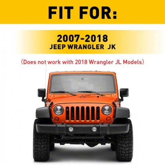 Передний замок капота защелка P комплект кронштейны для JEEP Wrangler JK 2007-18 пара